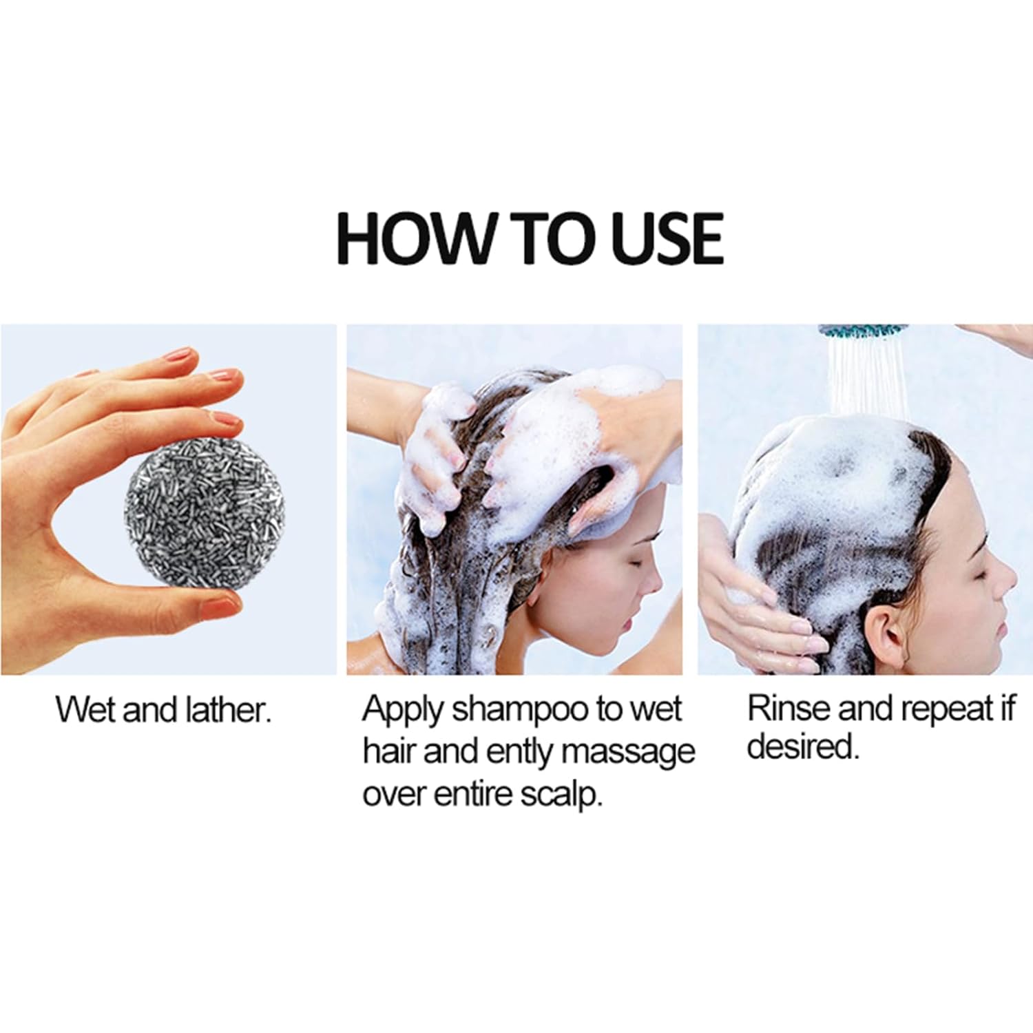 OFIGAS 2 barras inversas de cabello gris, barra inversa gris, barra de champú para oscurecer el cabello, champú de barra de cabello gris inverso,
