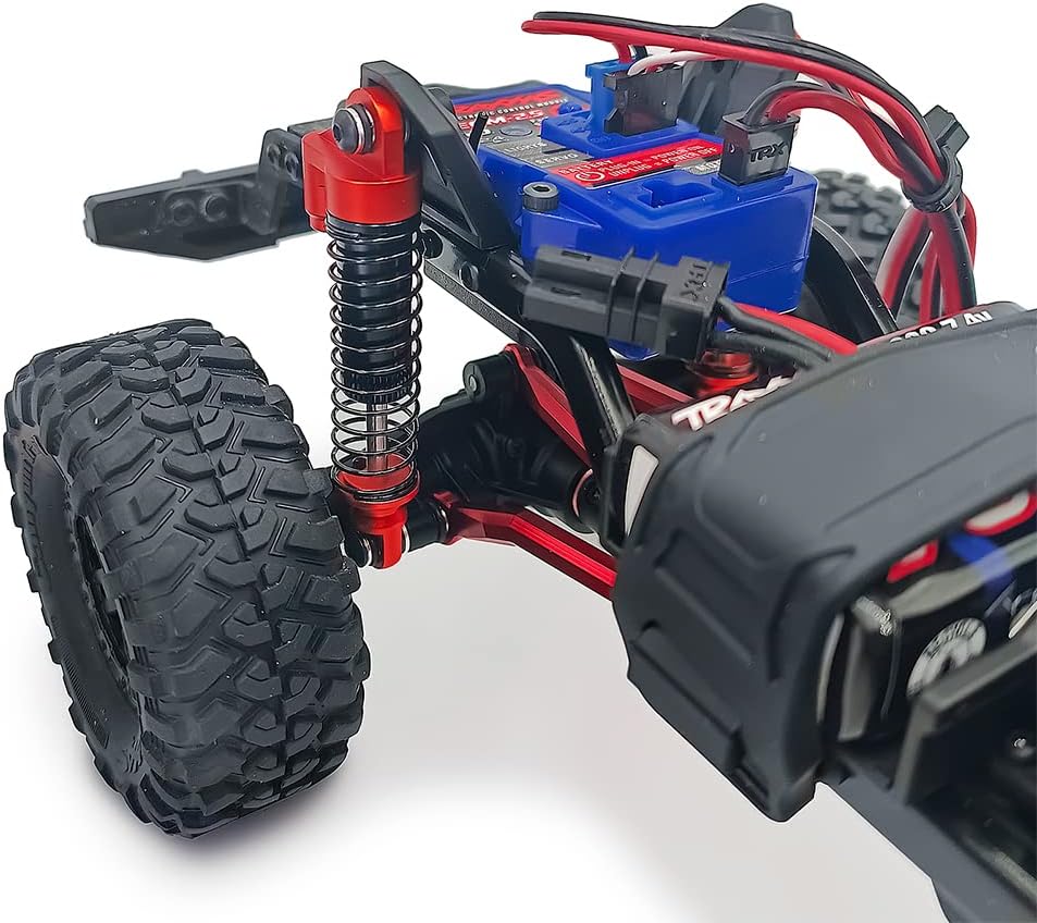 RCLIONS Amortiguador de amortiguador ajustable para automóvil a control remoto 118 de 2.323 in para TRX4M Defender Bronco 118th RC Crawler Car