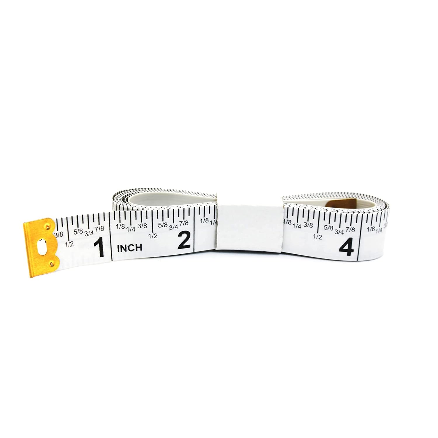 Perfect Measuring Tape Cinta métrica fraccionaria de doble cara de 60 pulgadas y milímetrocentímetro TR-16-frac (60 pulgadas blanca)