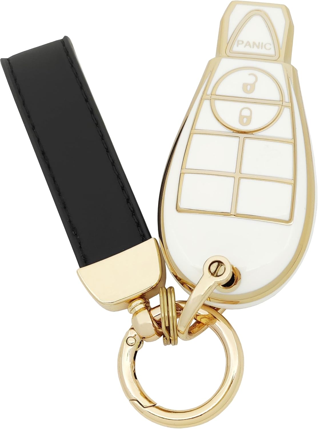 TPU Key Fob Cover fit for Dodge Ram Truck Challenger Durango Grand Caravan Journey Chrysler 300 Jeep Charger Key Fob