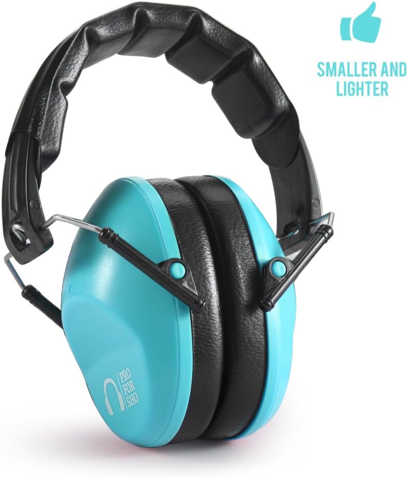 Pro For Sho – Protección auditiva contra disparos de 34dB, orejeras de diseño especial, con un peso más ligero y máxima protección auditiva