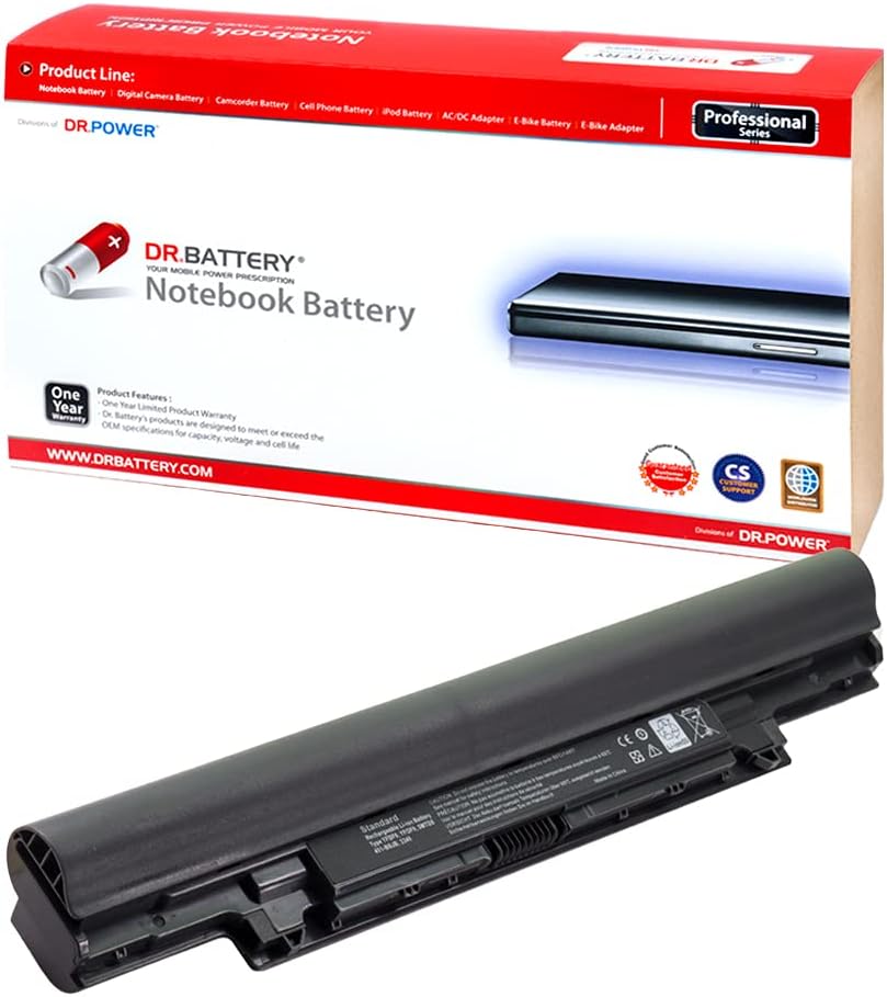 DR. BATTERY Batería 5MTD8 compatible con Dell Latitude 3340 3350 YFDF9 YFOF9 3NG29 7WV3V H4PJP HGJW8 JR6XC VDYR8 451-12176 451-12177 451-BBIY