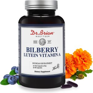 Dr.Brian – Vitaminas para los ojos 5 en 1 fórmula para ojos con luteína 20 mg, aceite de pescado Omega 3 EPA DHA 730 mg, vitamina A, E, zinc 90 Dr.Brian – Vitaminas para los ojos 5 en 1 fórmula para ojos con luteína 20 mg, aceite de pescado Omega 3 EPA DHA 730 mg, vitamina A, E, zinc 90