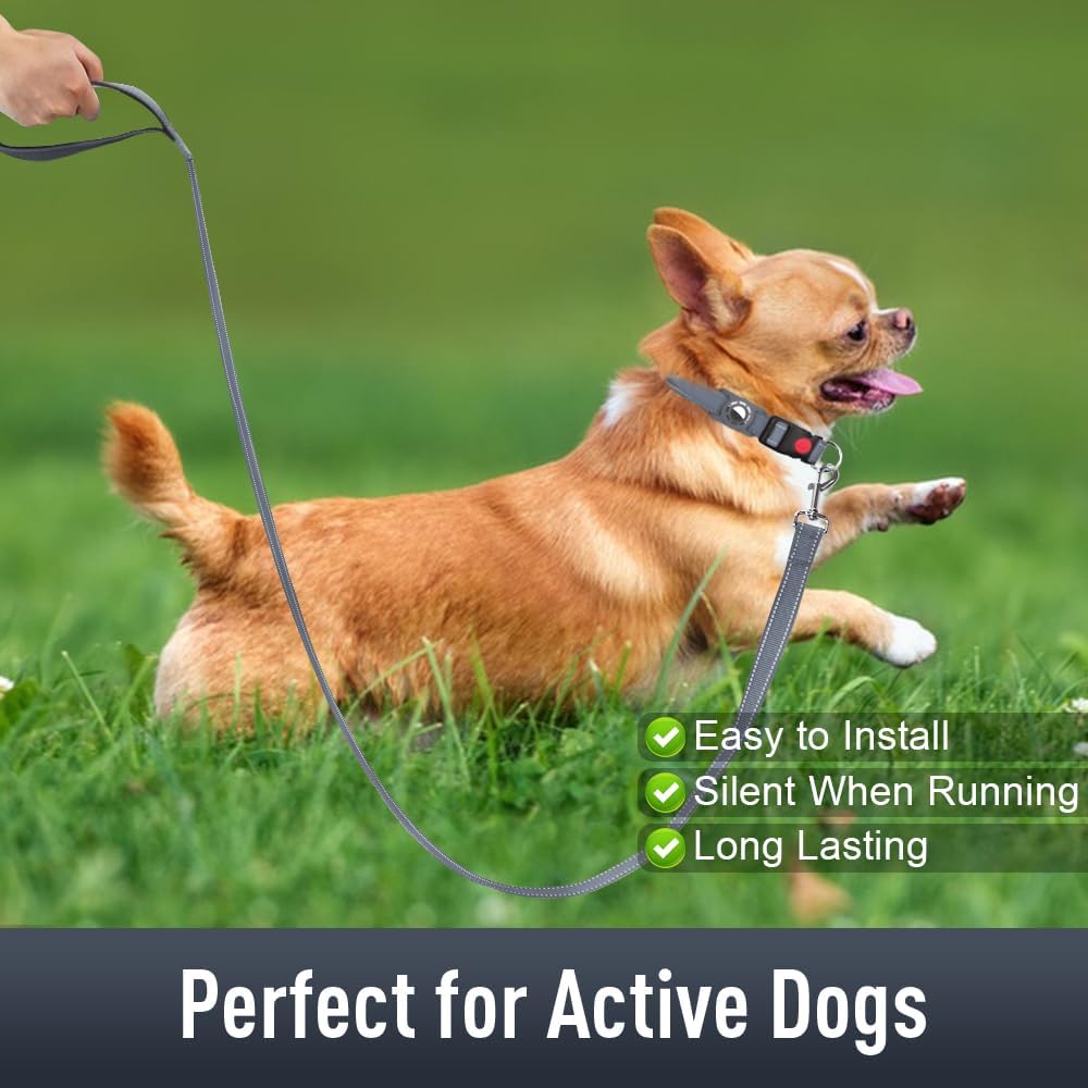 Airtag – Collar de perro para perros pequeños, collares reflectantes con soporte para AirTag, hebilla de bloqueo de seguridad acolchada suave y