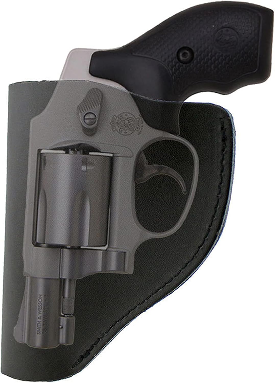 CyberDyer Ultimate IWB Funda de piel para mano derecha para cinturones se adapta a la mayoría de partes J Frame 38 Revólver Ruger LCR Smith y Wesson