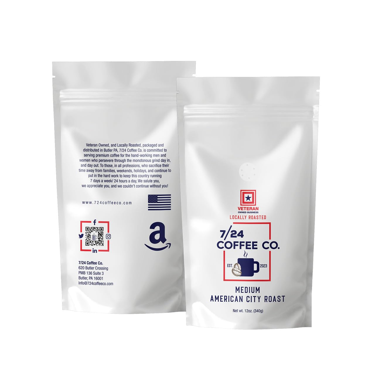 724 Coffee Co. American City Roast medio 12 oz (molido)
