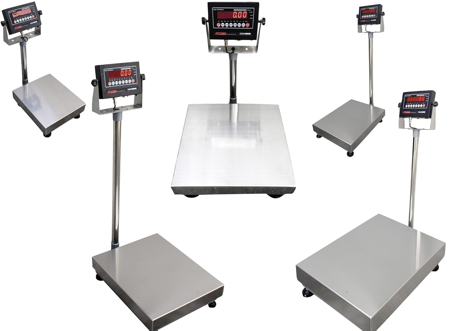 SellEton SL-915-Series NTEP, báscula de banco legal para el comercio con encimera de banco de acero inoxidable y software libre, tapa de 16 x 20