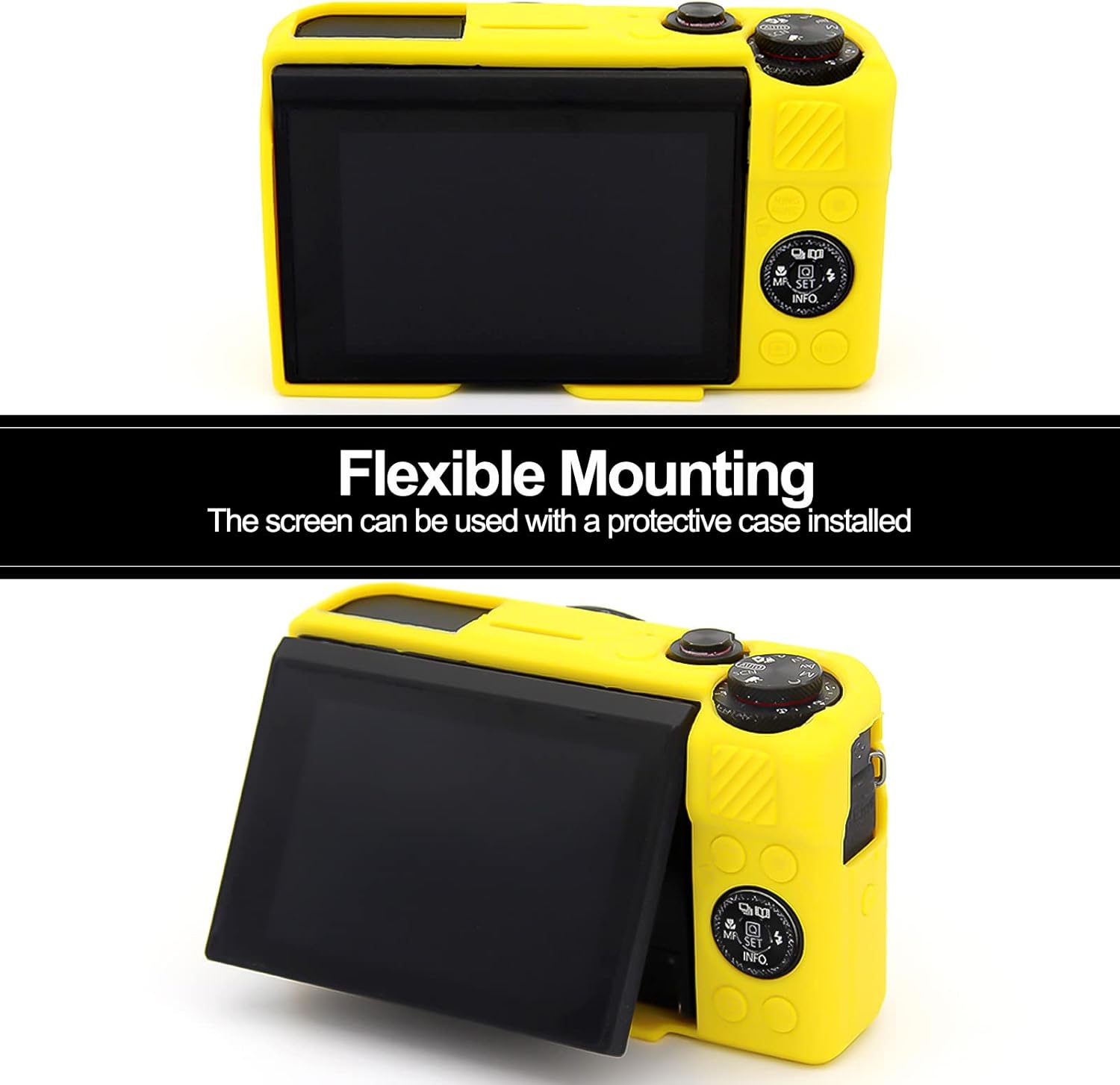G7X Mark II Case G7X Mark III Case G7X Funda de silicona para cámara G7X, funda protectora de silicona suave para cámara réflex digital Canon