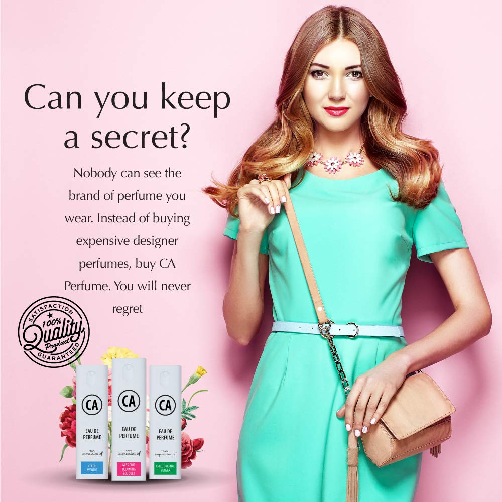 CA Perfume All Time Classic – Juego de fragancia para mujer (Número 5 + orquídea de terciopelo + Opinum negro + Goddes Girl + Modemoiselle), muestra