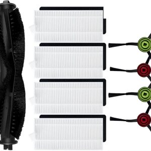 Odashen Juego de accesorios de repuesto para Lubluelu SG60 SL60D SL61 robot aspirador piezas de repuesto, rodillo principal, cepillo lateral, filtro Odashen Juego de accesorios de repuesto para Lubluelu SG60 SL60D SL61 robot aspirador piezas de repuesto, rodillo principal, cepillo lateral, filtro