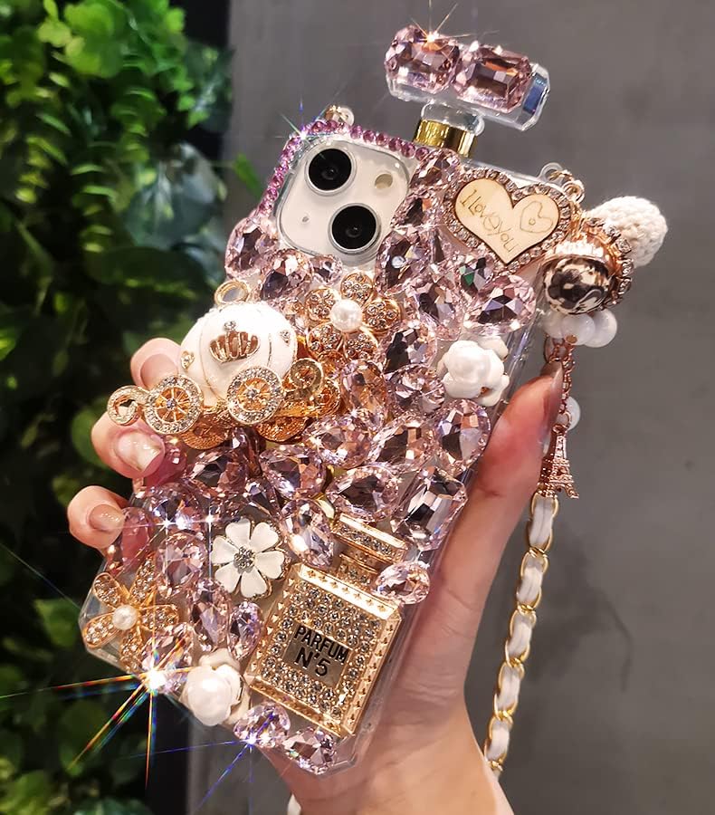 Victor – Funda transparente para iPhone 14, 13, 12, 11, diseño 3D con diseño de calabaza, para mujeres y niñas, a prueba de golpes, silicona suave,