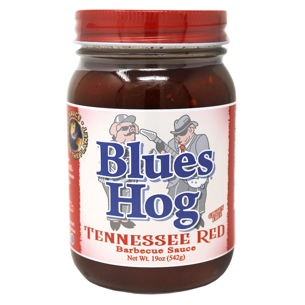 Blues Hog Muestreador grande para barbacoa prémium (paquete variado de 5 con 4 salsas diferentes y 1 frotamiento)