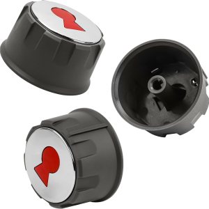 Pomos para quemador de parrilla de gas 69893 compatibles con Weber Spirit serie 200 y 300 (con controles delanteros superiores) años 2013 y Pomos para quemador de parrilla de gas 69893 compatibles con Weber Spirit serie 200 y 300 (con controles delanteros superiores) años 2013 y