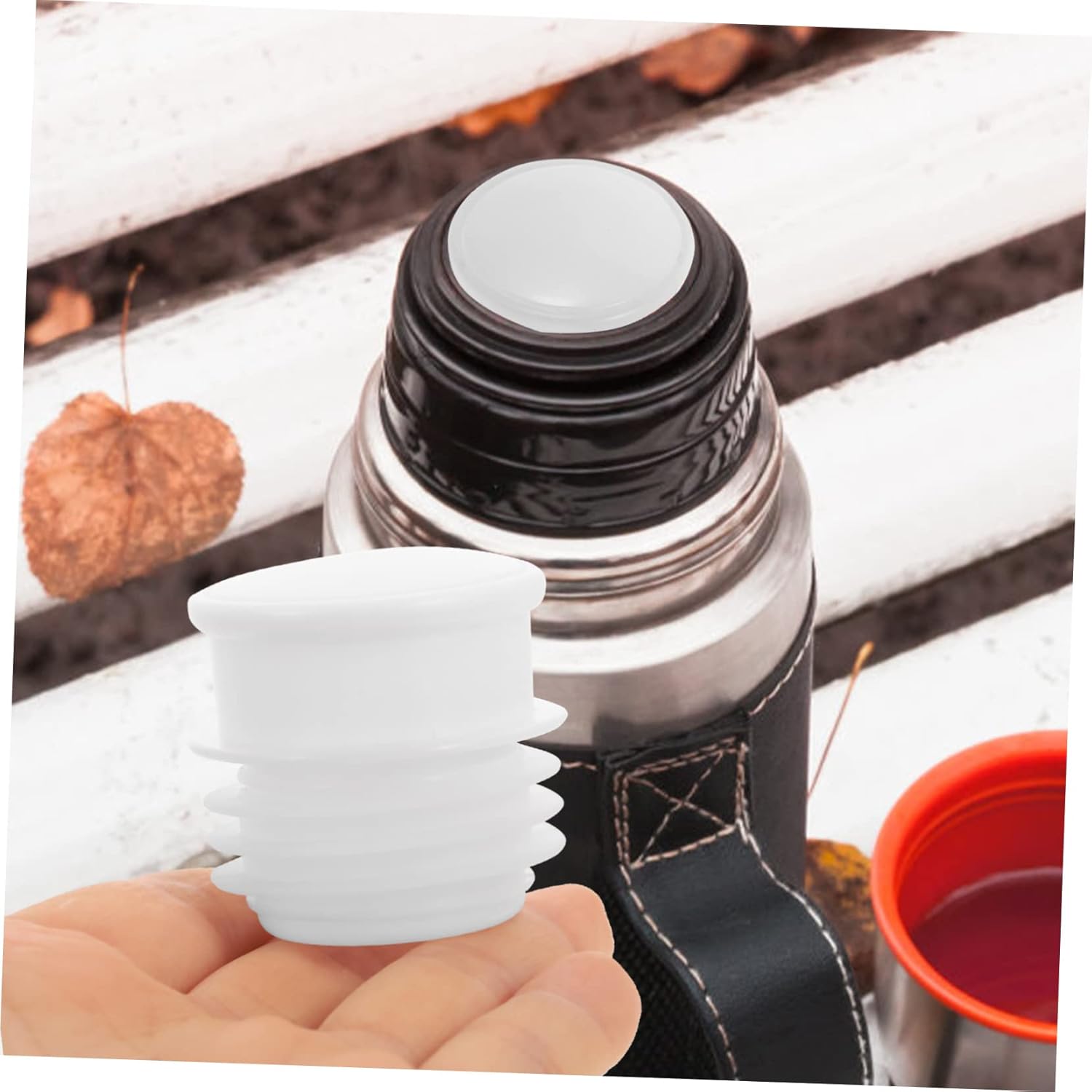 Zerodeko 40 Pcs Bottle Stopper Accessories Flask Water Bottles Vacumm Sealer Kettle Plug Plastic Water Bottles Water Bottle Stoppers Termos White