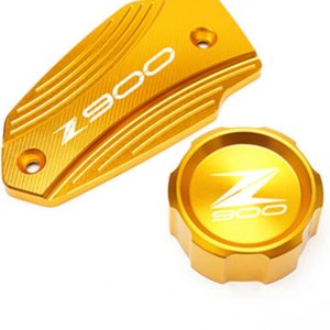 KemtAt Compatible with Kawasaki Z900 Z650 Z800 Z 900 800 650 2013-2022 Motorcycle CNC Rear & Front Brake Fluid Reservoir Cap Cylinder Cover (Color KemtAt Compatible with Kawasaki Z900 Z650 Z800 Z 900 800 650 2013-2022 Motorcycle CNC Rear & Front Brake Fluid Reservoir Cap Cylinder Cover (Color