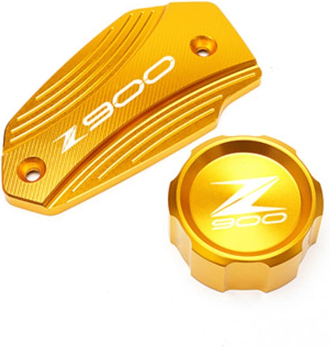 KemtAt Compatible with Kawasaki Z900 Z650 Z800 Z 900 800 650 2013-2022 Motorcycle CNC Rear & Front Brake Fluid Reservoir Cap Cylinder Cover (Color