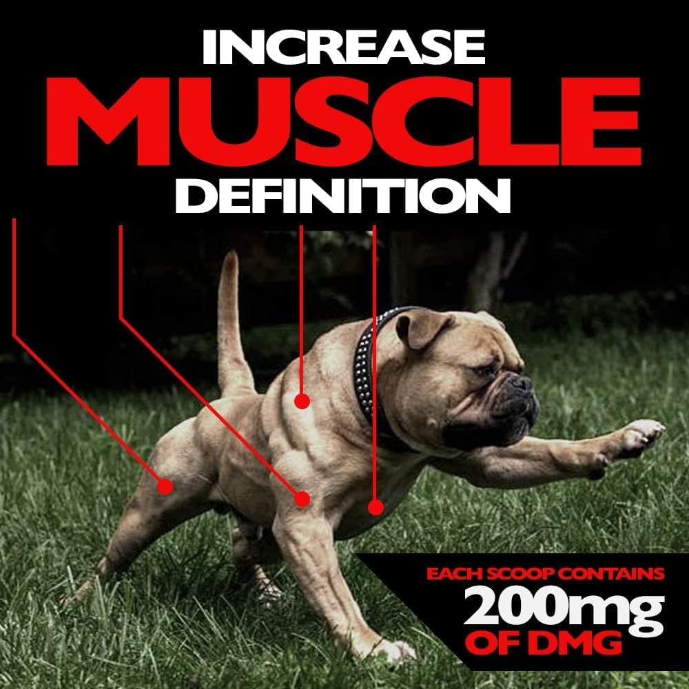 Muscle Builder para perros – Combina ingredientes de construcción muscular clínicamente probados. Apoya el crecimiento muscular, tamaño, definición