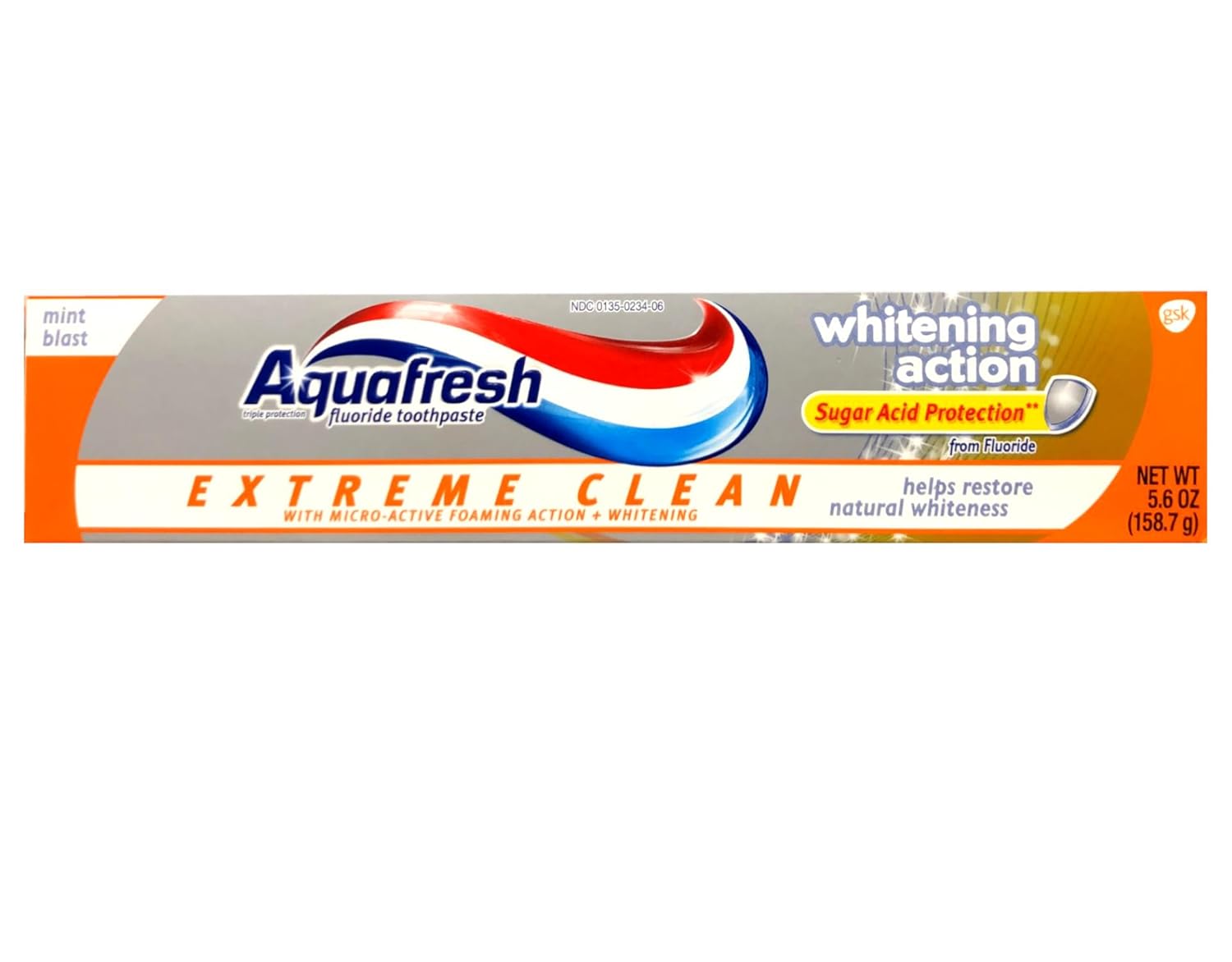 Aquafresh Pasta dental blanqueadora extrema con flúor, 5.6 onzas