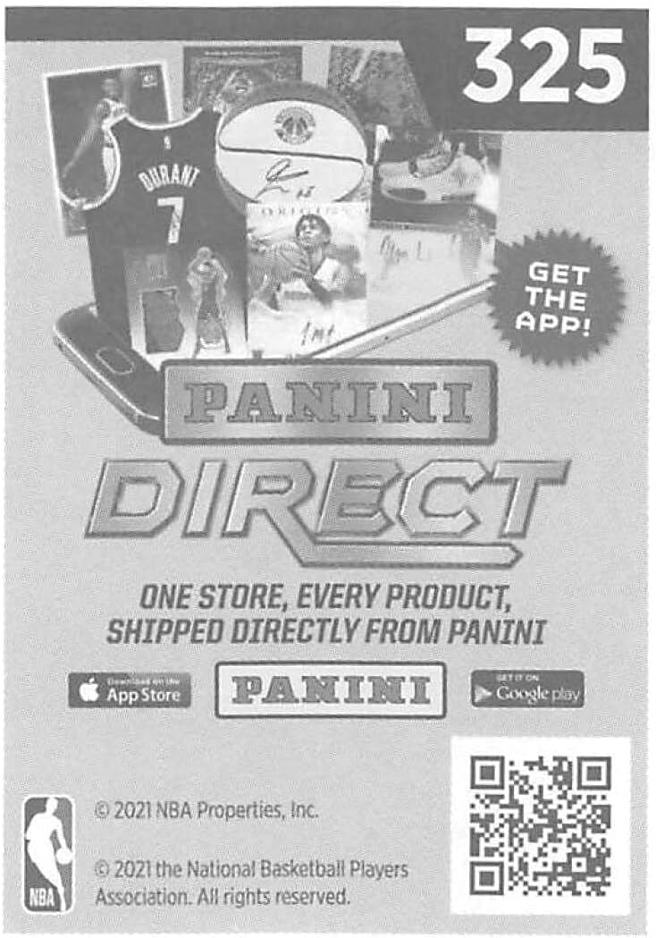 2020-21 Panini Stickers #325 Zeke Nnaji Rookie Official NBA Basketball Album Sticker Measuring 2.75 inch tall X 2 inches wide in Raw (NM or Better