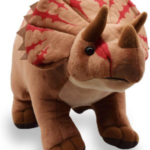 Juguete de peluche realista de dinosaurio Triceratops, peluche de dinosaurio realista, muñeca de animal de simulación Juguete de peluche realista de dinosaurio Triceratops, peluche de dinosaurio realista, muñeca de animal de simulación