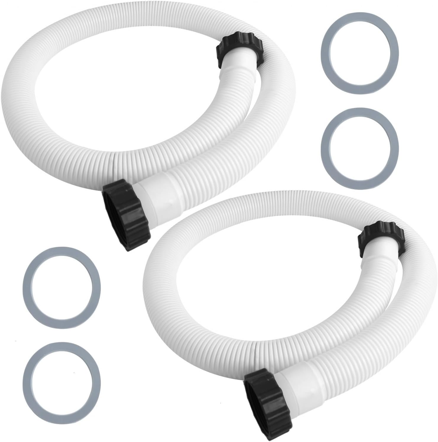 Mangueras de bomba de piscina de 1.5 pulgadas de diámetro para piscinas sobre el suelo, mangueras de piscina de 59 pulgadas de largo, manguera de