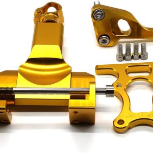 FXCNC Racing motocicleta CNC amortiguador de dirección estabilizador amortiguador de montaje kit compatible con MT07 FZ07 MT-07 FZ-07 2014-2019 FXCNC Racing motocicleta CNC amortiguador de dirección estabilizador amortiguador de montaje kit compatible con MT07 FZ07 MT-07 FZ-07 2014-2019