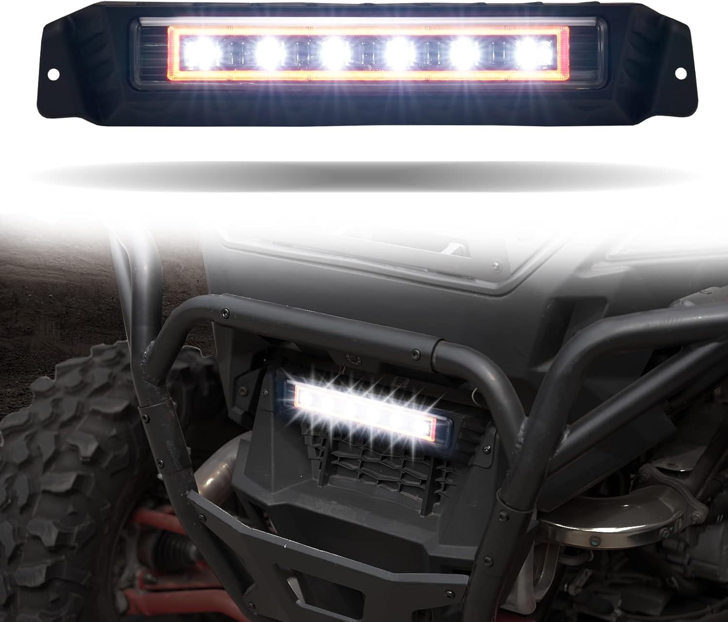 A & UTV PRO Luces LED traseras con luces traseras de freno ámbar para Polaris RZR PRO XPRZR Turbo R 2020 2021 2022 2023 2024, accesorios de lámpara