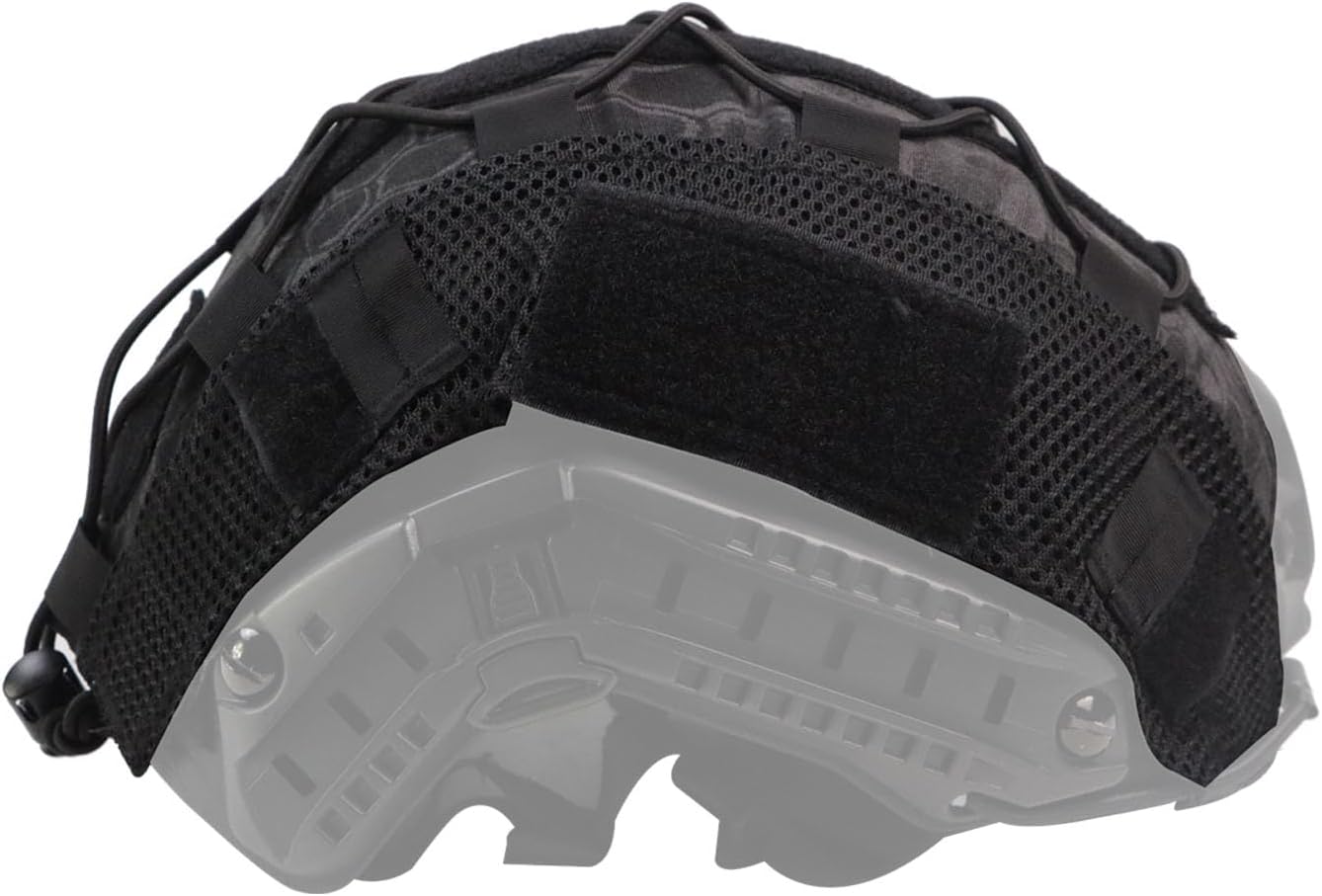 Booiu Tactical Helmet Cover,Fast Helmet Cover – Enhanced Protection and Camouflage for Fast Helmets in Size ML