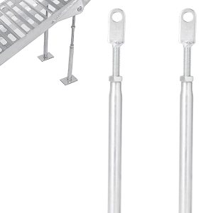 2 patas de soporte de aluminio en las rampas de carga, rampas plegables mejoradas para motocicleta, motocross, ATV, camioneta 2 patas de soporte de aluminio en las rampas de carga, rampas plegables mejoradas para motocicleta, motocross, ATV, camioneta