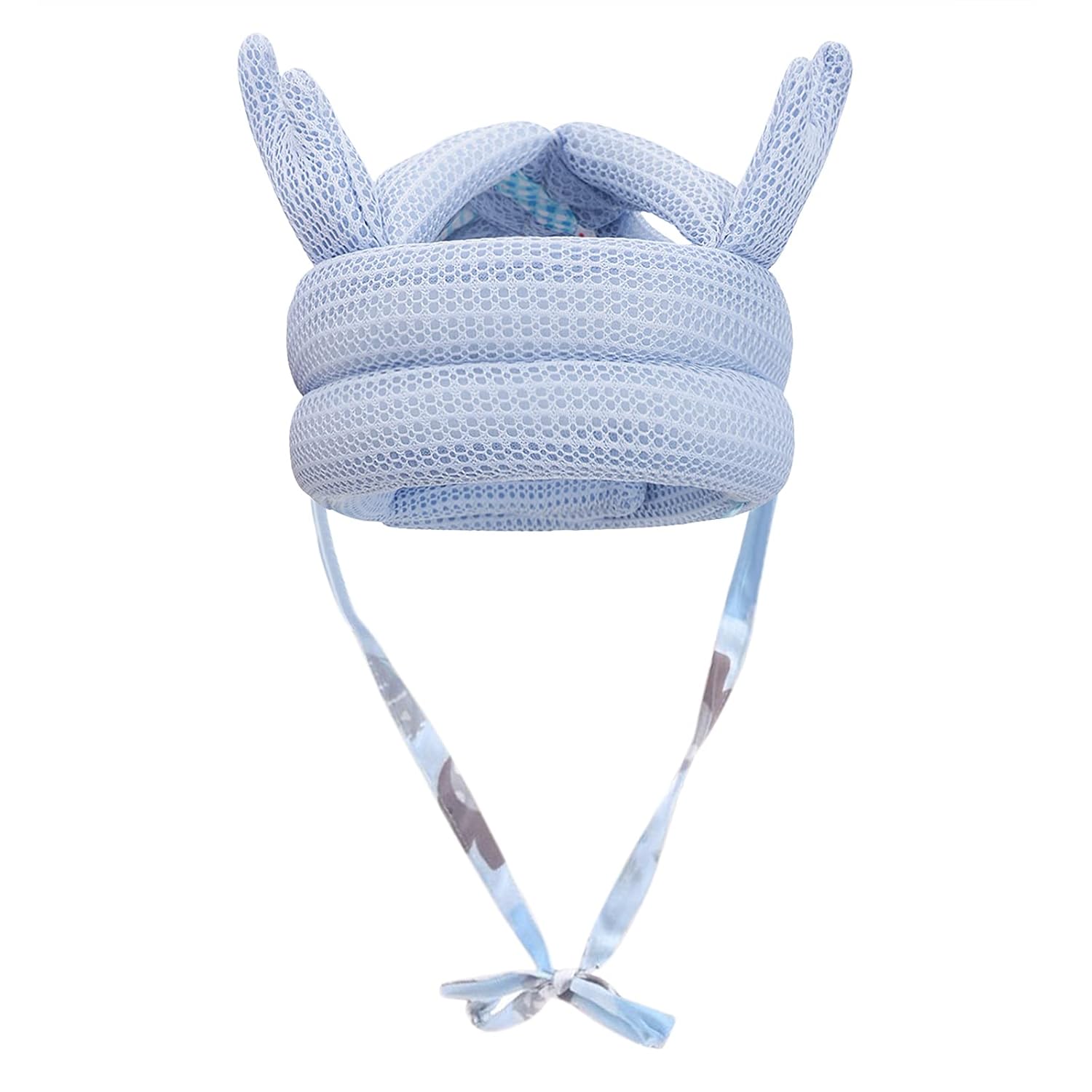 Casco de seguridad para caminar para niños pequeños, protector de cabeza transpirable, protector de cabeza ajustable, sin golpes, gorro de seguridad