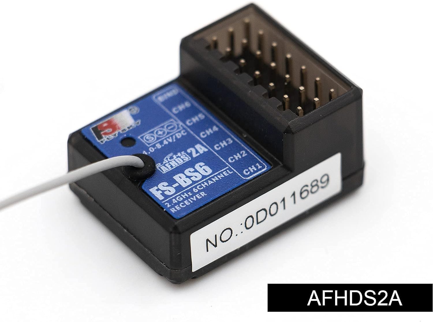Flysky FS-BS6 Receptor 2.4Ghz 6CH AFHDS2 para Flysky FS-GT5 FS-IT4S Transmisor