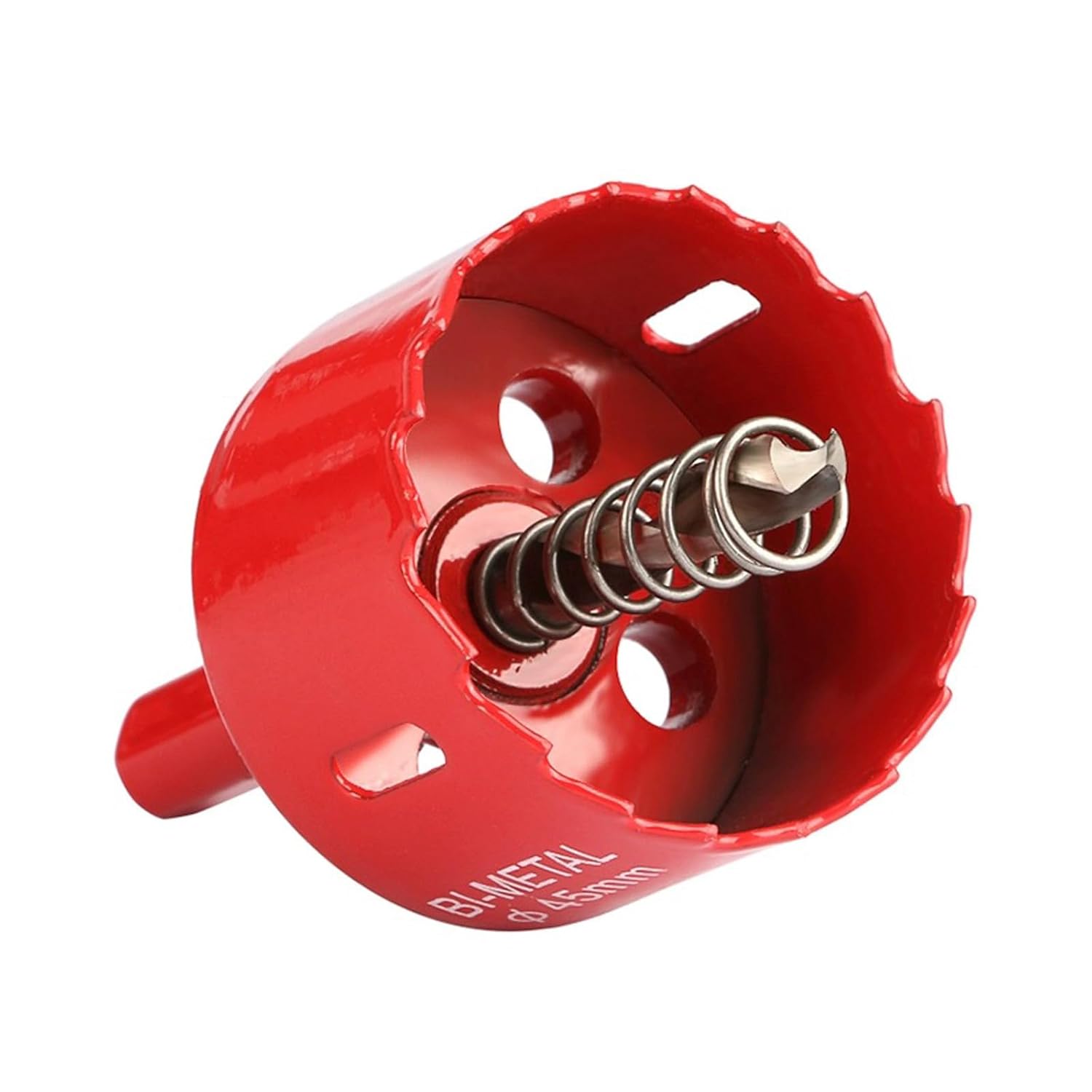 Broca de sierra de agujero bimetálica HSS de 6.5″165mm para madera, plástico, aluminio, herramienta de taladro eléctrico para perforar tableros de
