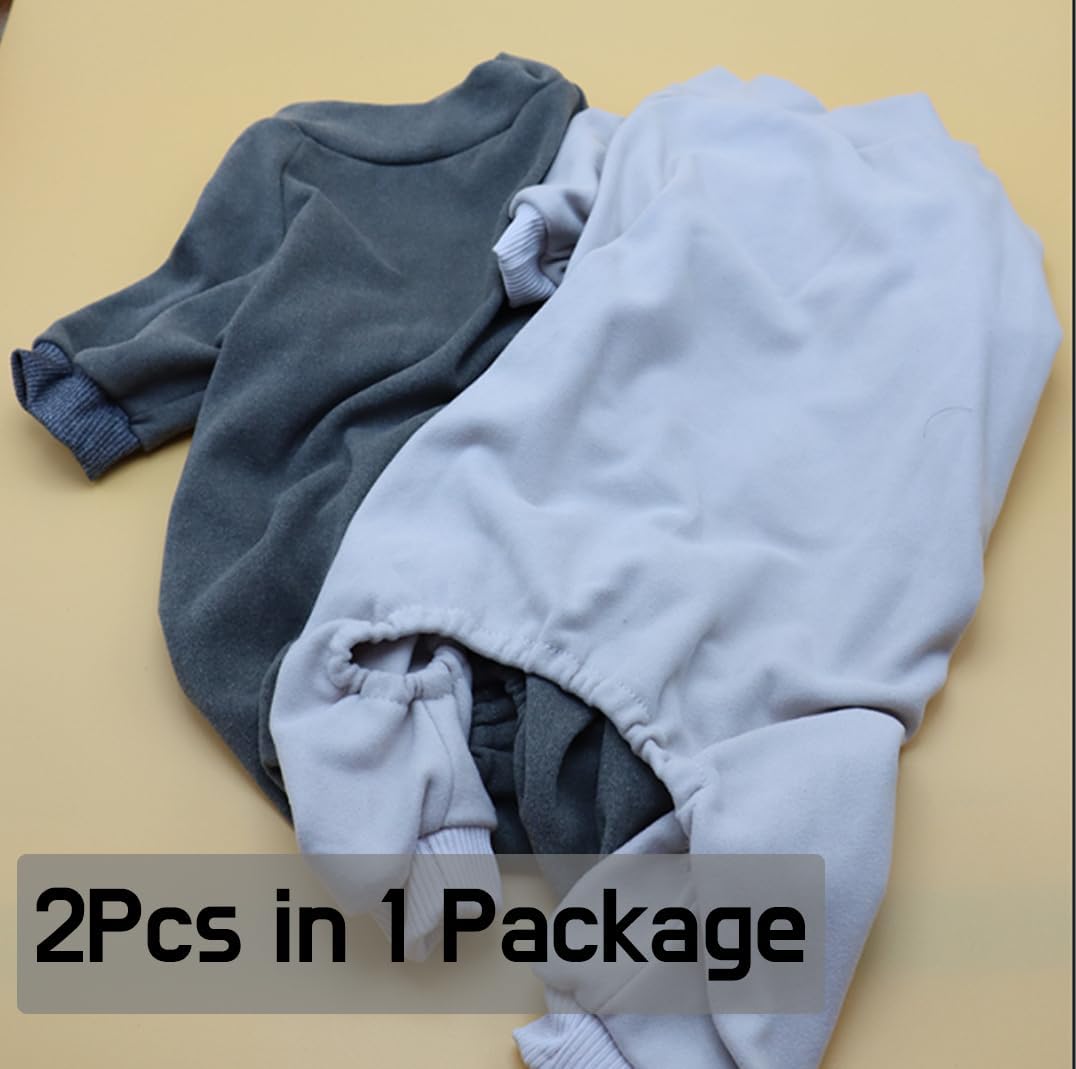 2 piezas Ropa para perro, pijama para perro, ropa de gatito, ropa de chihuahua, ropa de Yorkie ropa para perros pequeños, ropa para perros, trajes