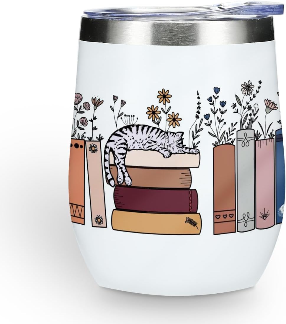 Vaso inspirado para decoración de libros, regalos para amantes de los libros, taza de café con letras musicales, regalo de amor para mujeres,