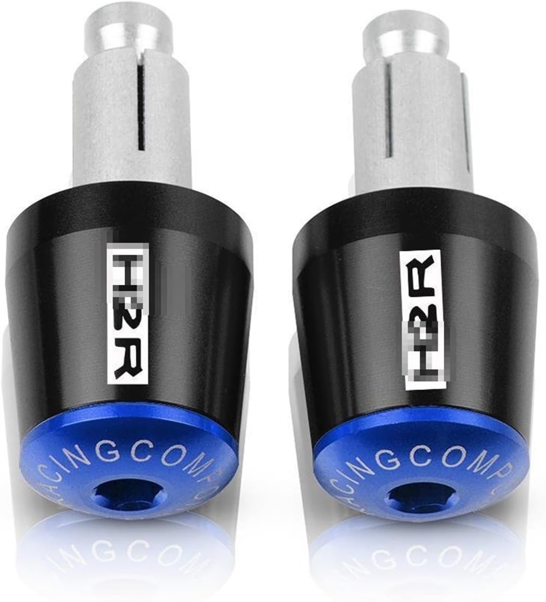 Para Kawasaki Ninja H2R H2 R 2015 2016 2017 2018-2021 Empuñaduras Manillar de Motocicleta Agarres Manillar Extremos Tapa Anti Vibración Slider Plugs