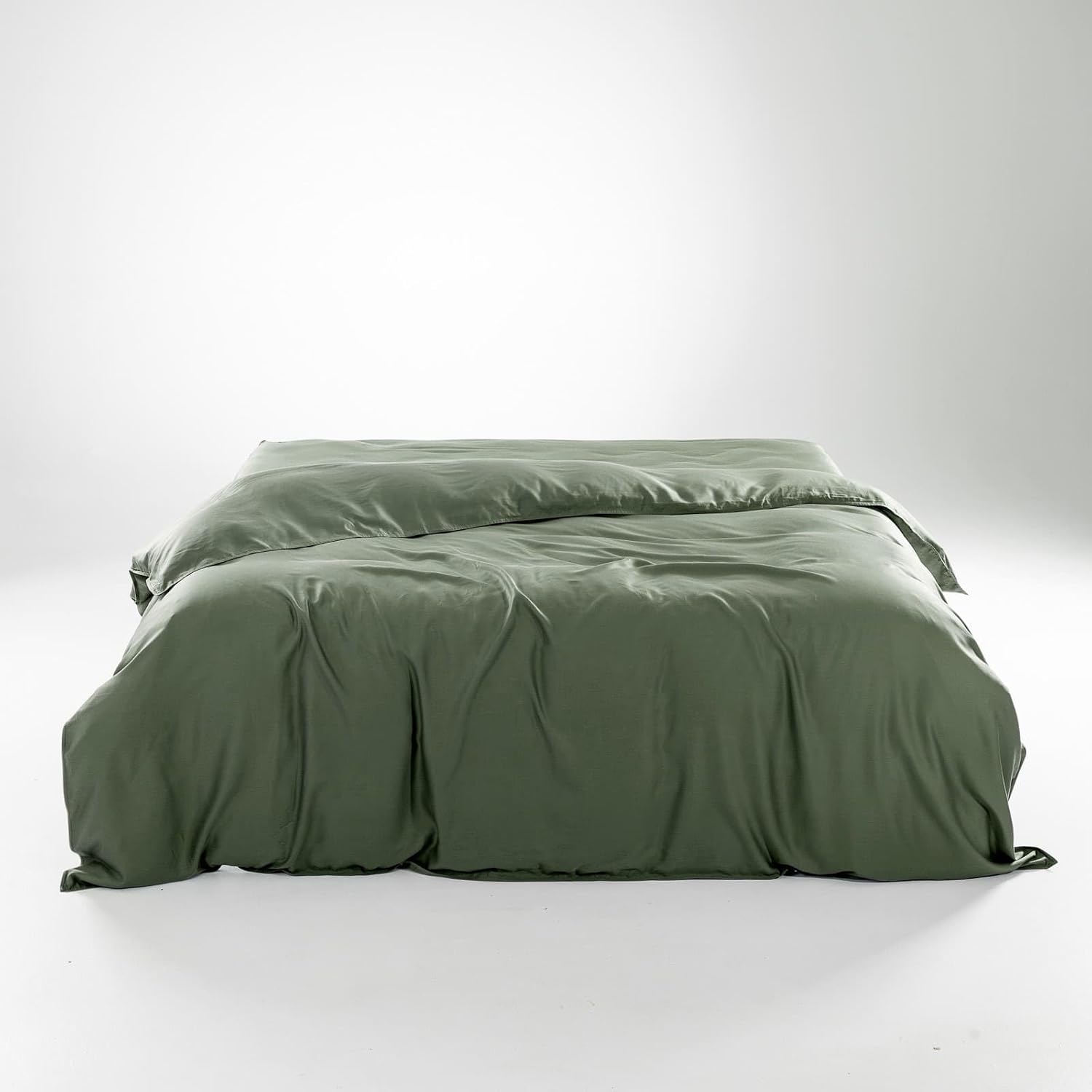 Olive + Crate Fundas de edredón refrescantes de eucalipto tamaño Queen  Fibra de lyocell Tencel certificada de Austria para edredón  Fibra modal