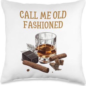 Whiskey Tees & Old Fashioned Whiskey Apparel Call Me Old Fashioned Lovers – Almohada divertida de whisky, 16 x 16 pulgadas, multicolor Whiskey Tees & Old Fashioned Whiskey Apparel Call Me Old Fashioned Lovers – Almohada divertida de whisky, 16 x 16 pulgadas, multicolor