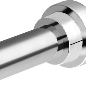 Barra de cortina de ducha empalmada de 2 secciones, barra de cortina de ducha plateada, barra de ducha ajustable de 31 a 40 pulgadas, barra de Barra de cortina de ducha empalmada de 2 secciones, barra de cortina de ducha plateada, barra de ducha ajustable de 31 a 40 pulgadas, barra de