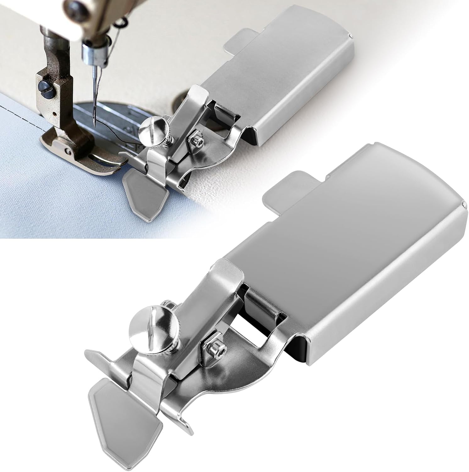 Guía de costura magnética multifuncional para máquina de coser, guía Hemmer para Lockstich industrial o máquina de coser de pie para caminar, guía