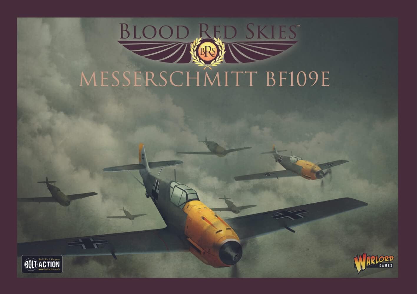 Blood Red Skies Messerschmitt BF109 E Squadron 1200 Juego de guerra de combate aéreo masivo de la Segunda Guerra Mundial