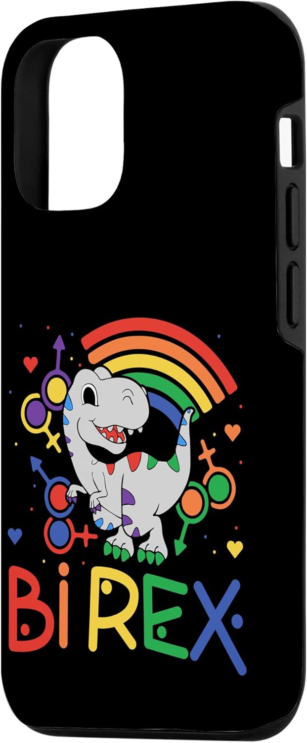 iPhone 13 Pro Bi Rex – Funda de orgullo bisexual de dinosaurio Dino T Rex