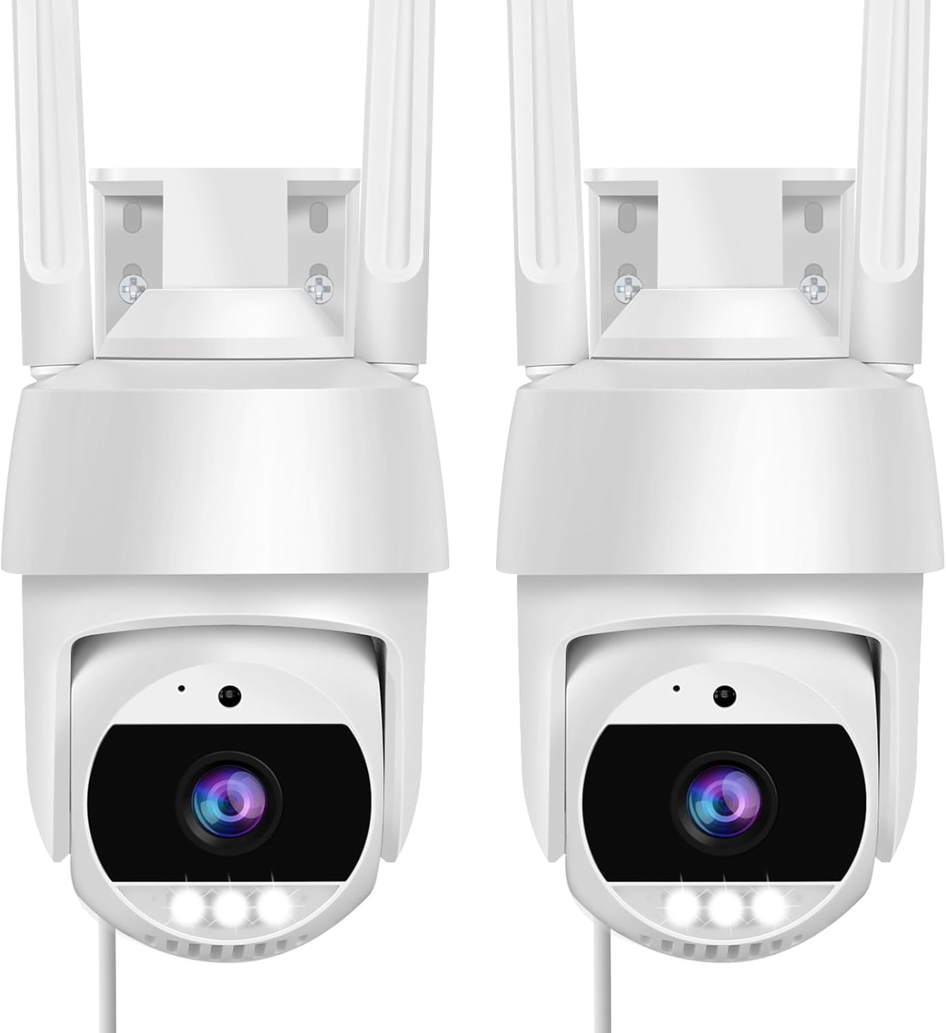 P Panoraxy Cámara de seguridad WiFi 2K para exteriores, cámara de seguridad inalámbrica HD para exteriores con seguimiento automático de movimiento,