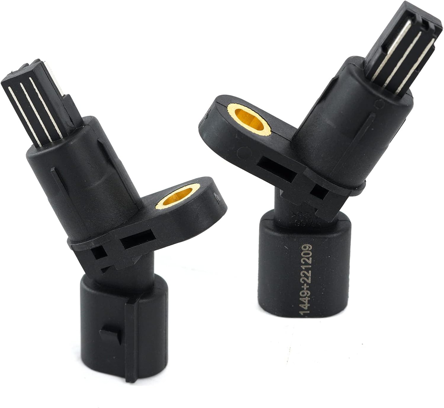MOCA – 2 sensores de velocidad de rueda ABS trasero izquierdo derecho compatible con 00-06 para Audi TT y 04-06 para Seat Leon y 98-10 para
