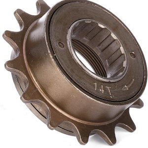 Rueda libre de una sola velocidad, piñón de volante de bicicleta 14T Metal de engranaje fijo Kit de conversión de piezas de bicicleta tipo roscado Rueda libre de una sola velocidad, piñón de volante de bicicleta 14T Metal de engranaje fijo Kit de conversión de piezas de bicicleta tipo roscado