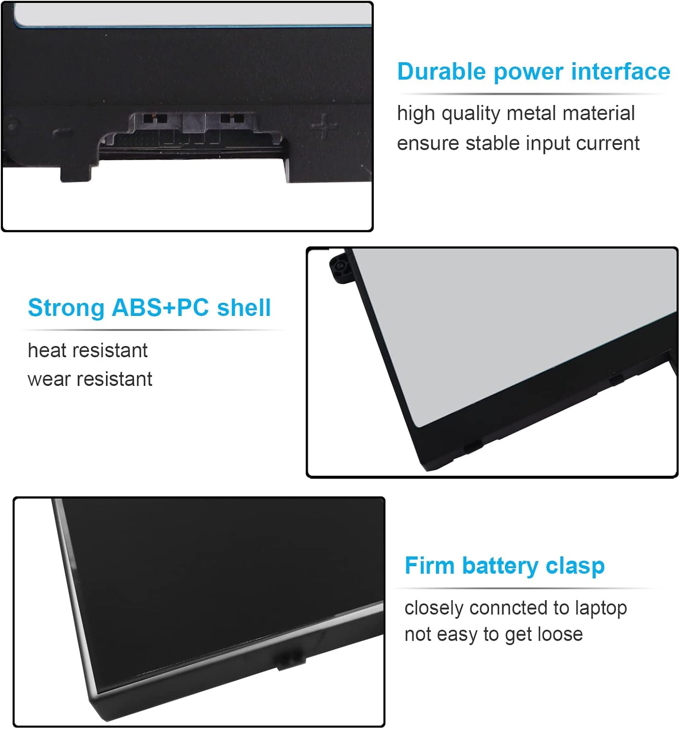 Batería para portátil Dell Latitude 5401 5410 5411 5501 5510 5510 5511 Precision 3551 3541 para Inspiron 17 7500 7506 2 en 1, color negro, Inspiron