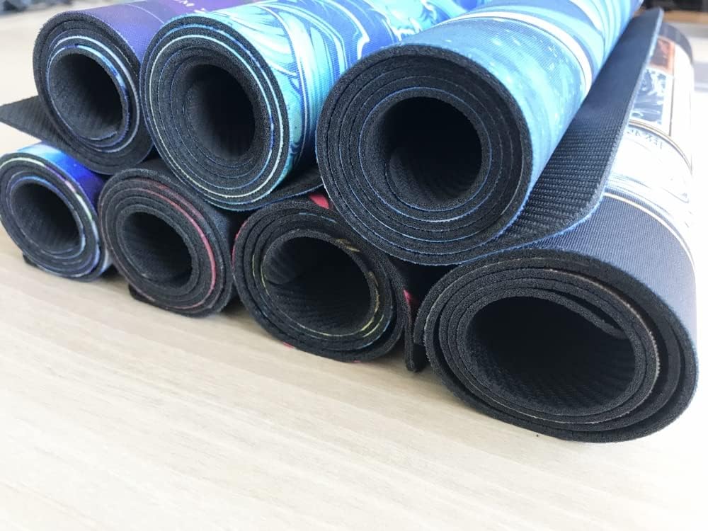 Alfombra de juego Mlikemat con ojos rojos, dragón oscuro, TCG CCG OCG, tapete de juego de cartas coleccionables con zonas + bolsa gratis