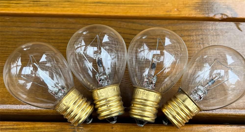 E17 25W lámpara de lava S11 globo bombilla G40 bombilla incandescente S11 bombilla congelador para lámparas de lava lámpara de purpurina lámpara
