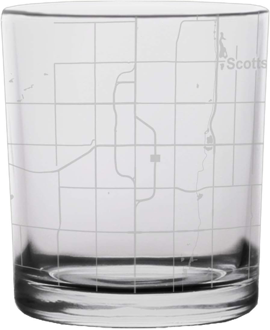 Scottsdale City Map Copa de whisky Arizona