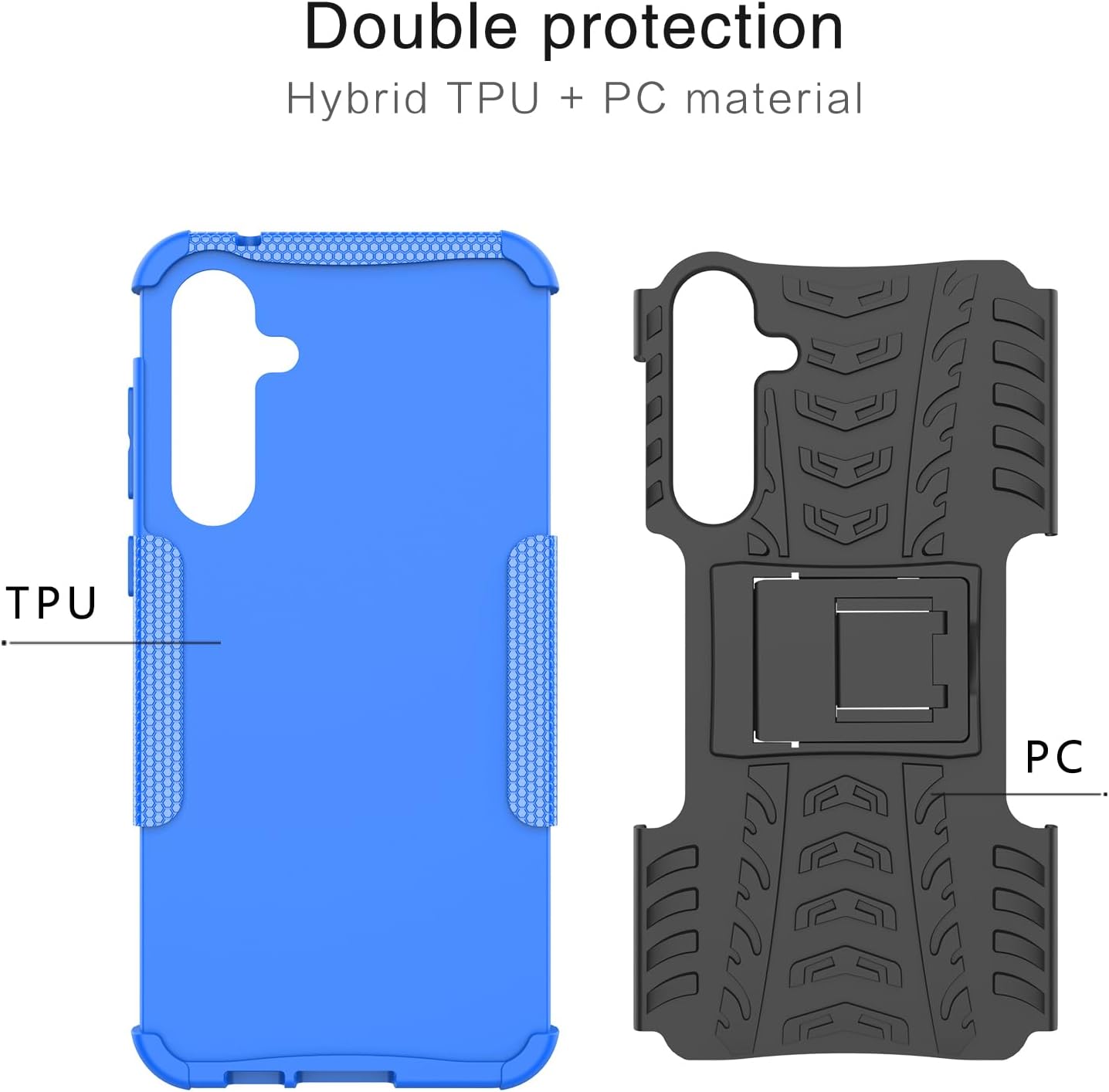 Funda para Xiaomi Redmi Note 10 Pro 5G, Funda para Xiaomi Poco X3 GT 5G 21061110AG Case 2 en 1 con Kickstand Cases Cover Negro