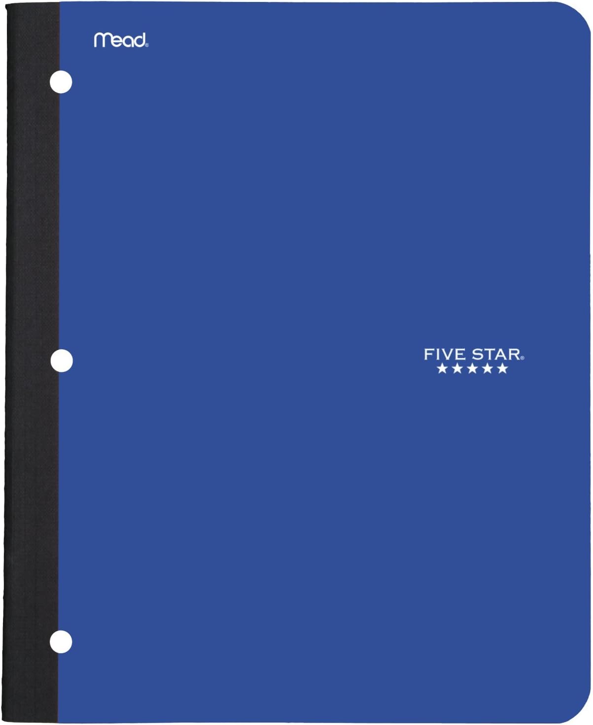 Cuaderno con bolsillo, 1tema, College papel rayado, 80hojas, 11 pulgadas 812 pulgadas, el color variará (09294), Variados Paquete de 6